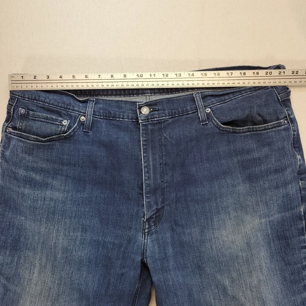 Levis 541 Jeans Mens 42x32 Blue‎ Athletic Tapered Medium Wash Mid Rise Denim